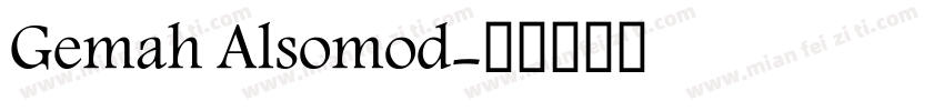 Gemah Alsomod字体转换